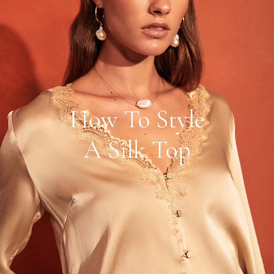 How to style a silk top