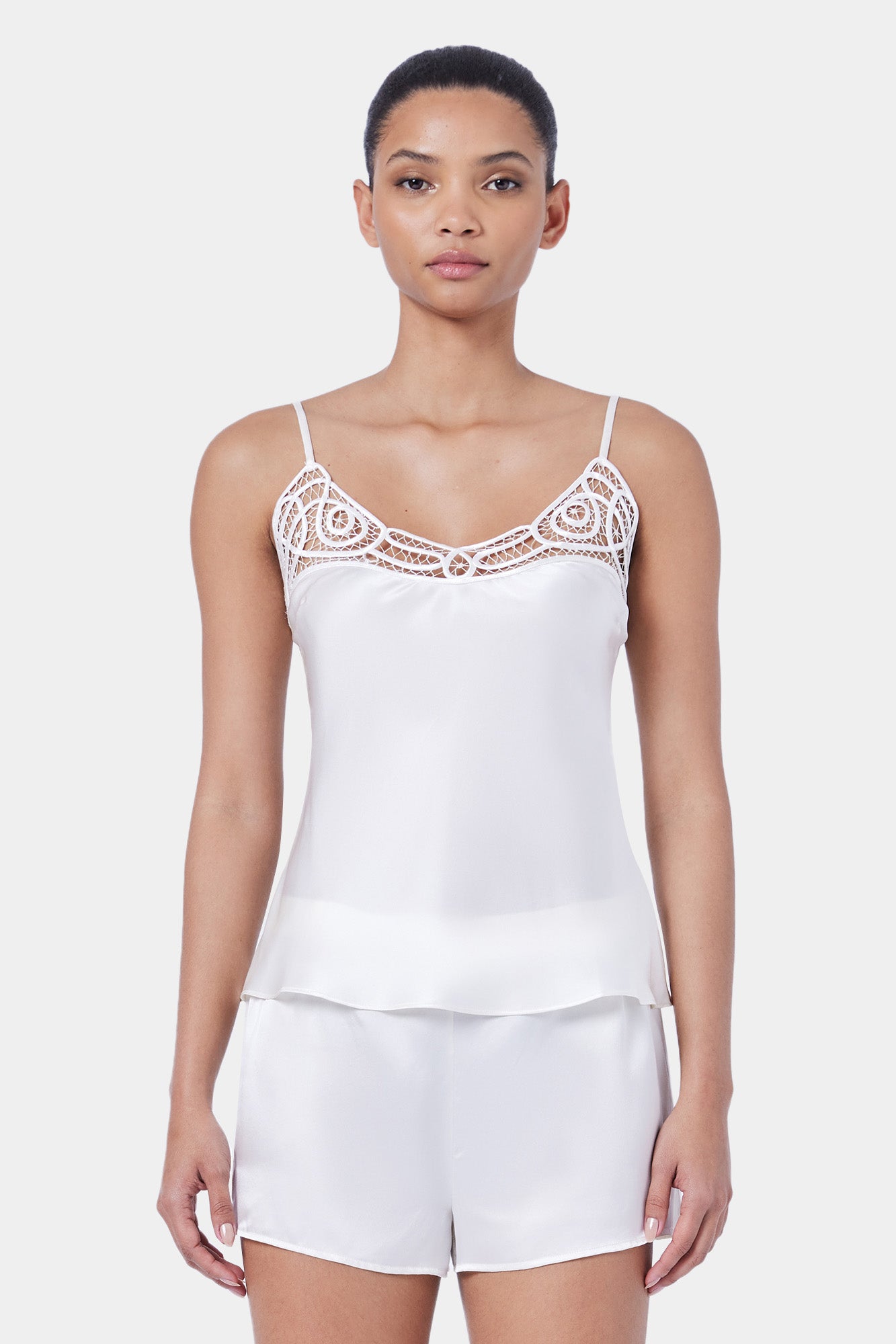The Jean Cami By GINIA In White