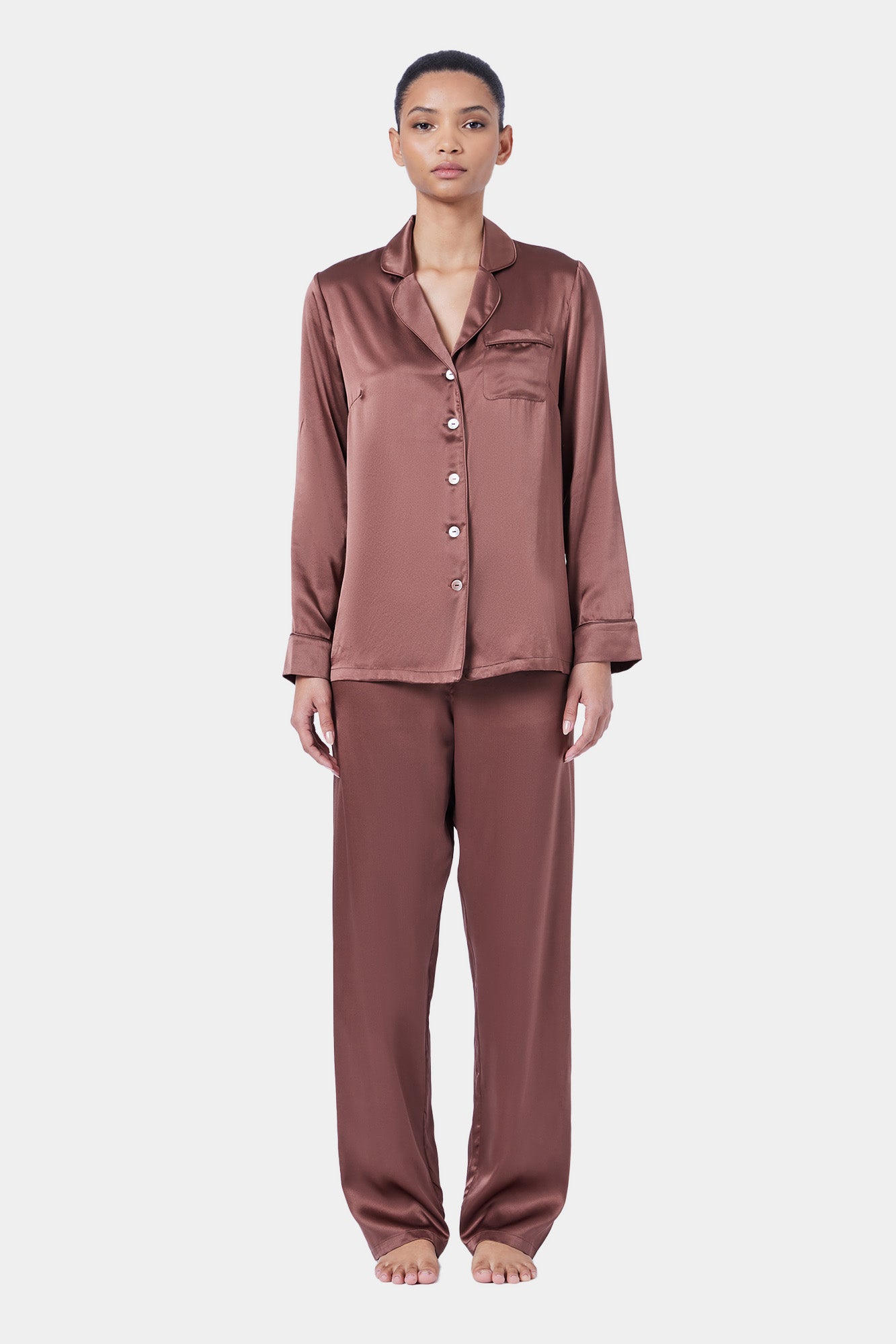 Silk Pyjamas  Ginia Sleepwear - GINIA