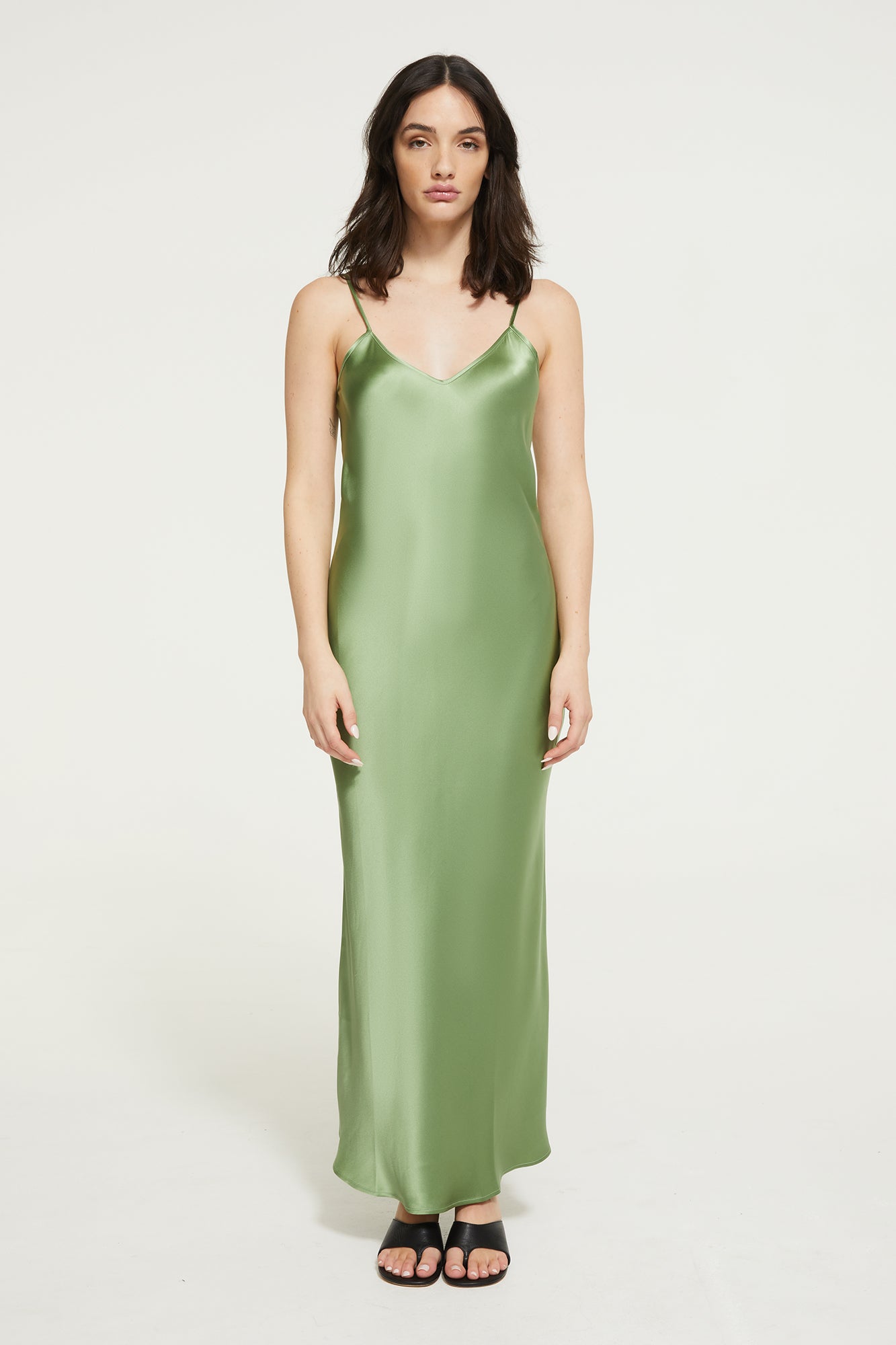 The Delilah Slip By GINIA In Evergreen