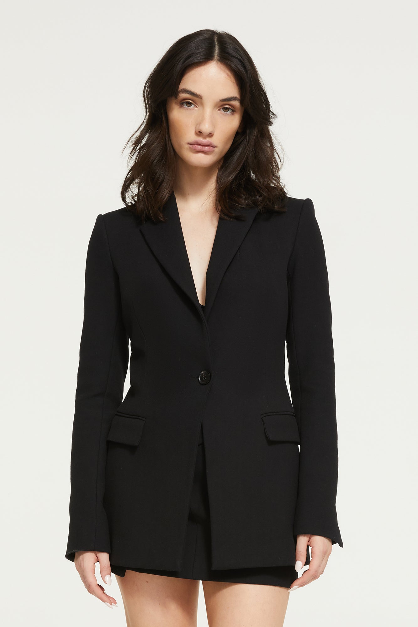 The Chief Blazer By GINIA In Black