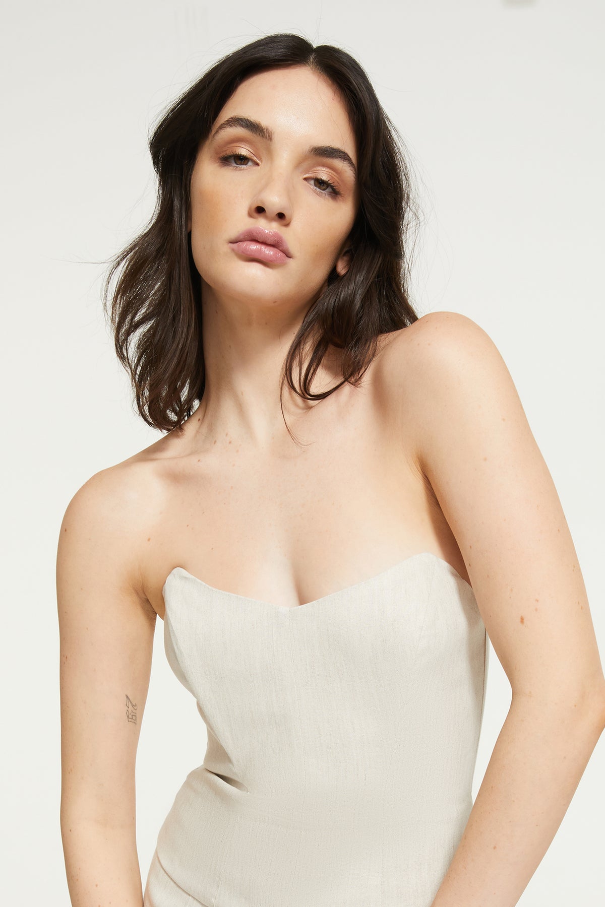 The Mamacita Bustier By GINIA In Natural