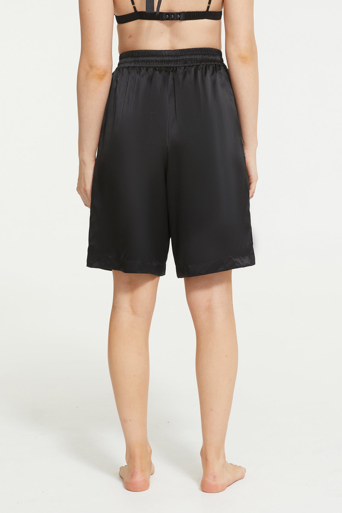 The Tom Boy Short in Black by Ginia