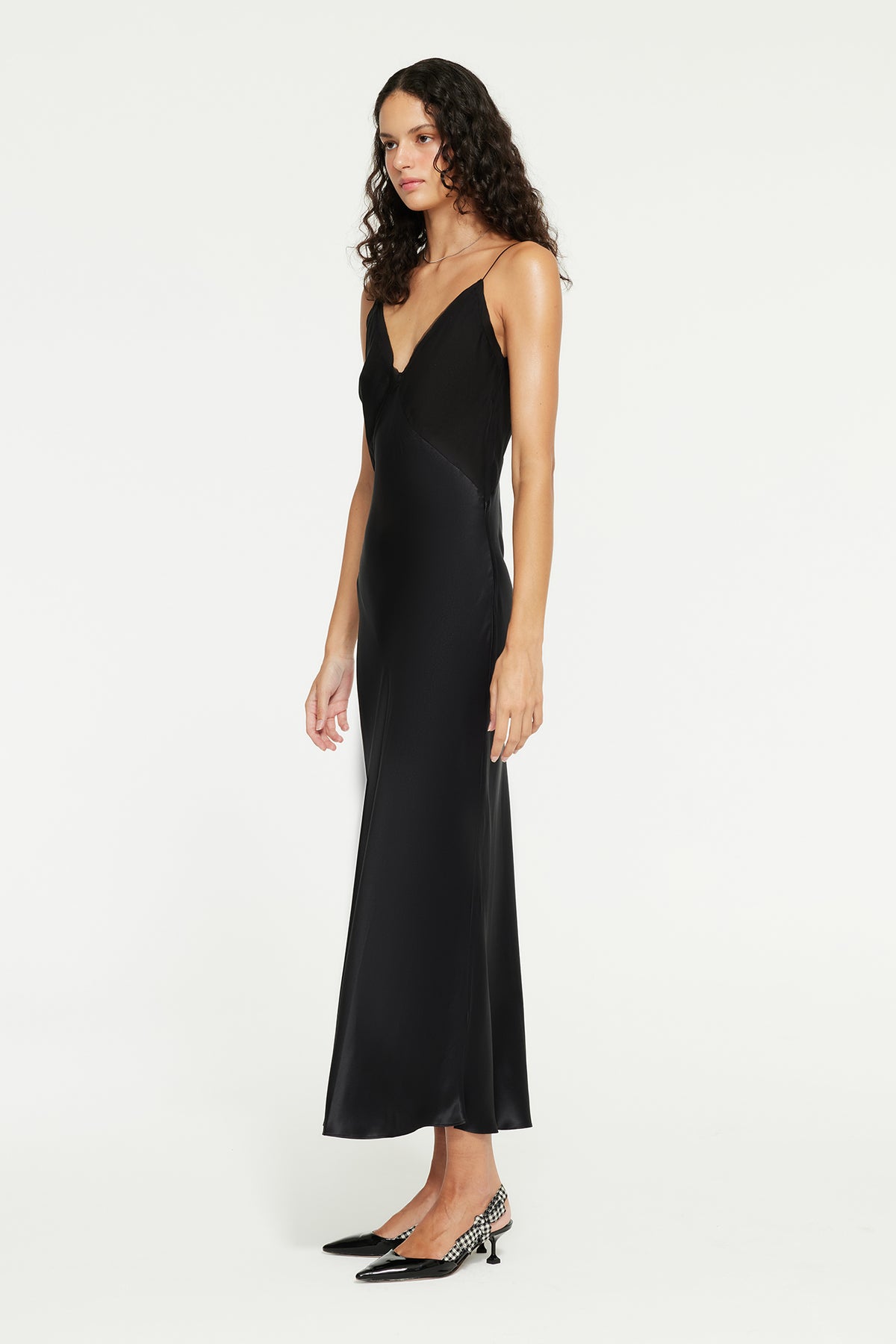 The Leni Maxi Dress By GINIA In Black
