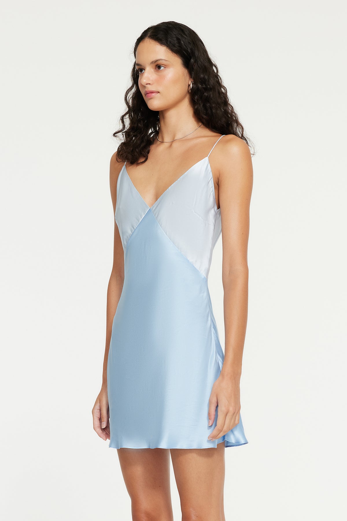 The Eclipse Mini Dress By GINIA In Blue