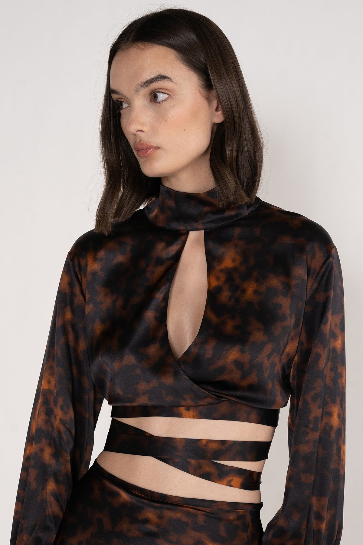 Thea Tie Detail Top
